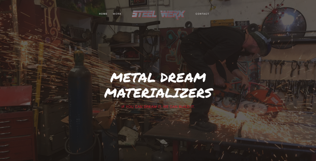 Website for Steel Werx